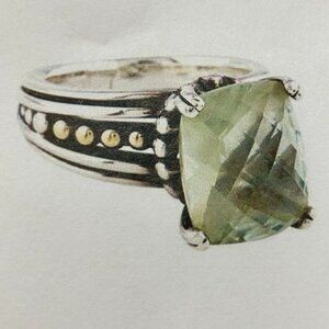 Lagos Vintage Prasiolite Prism Ring